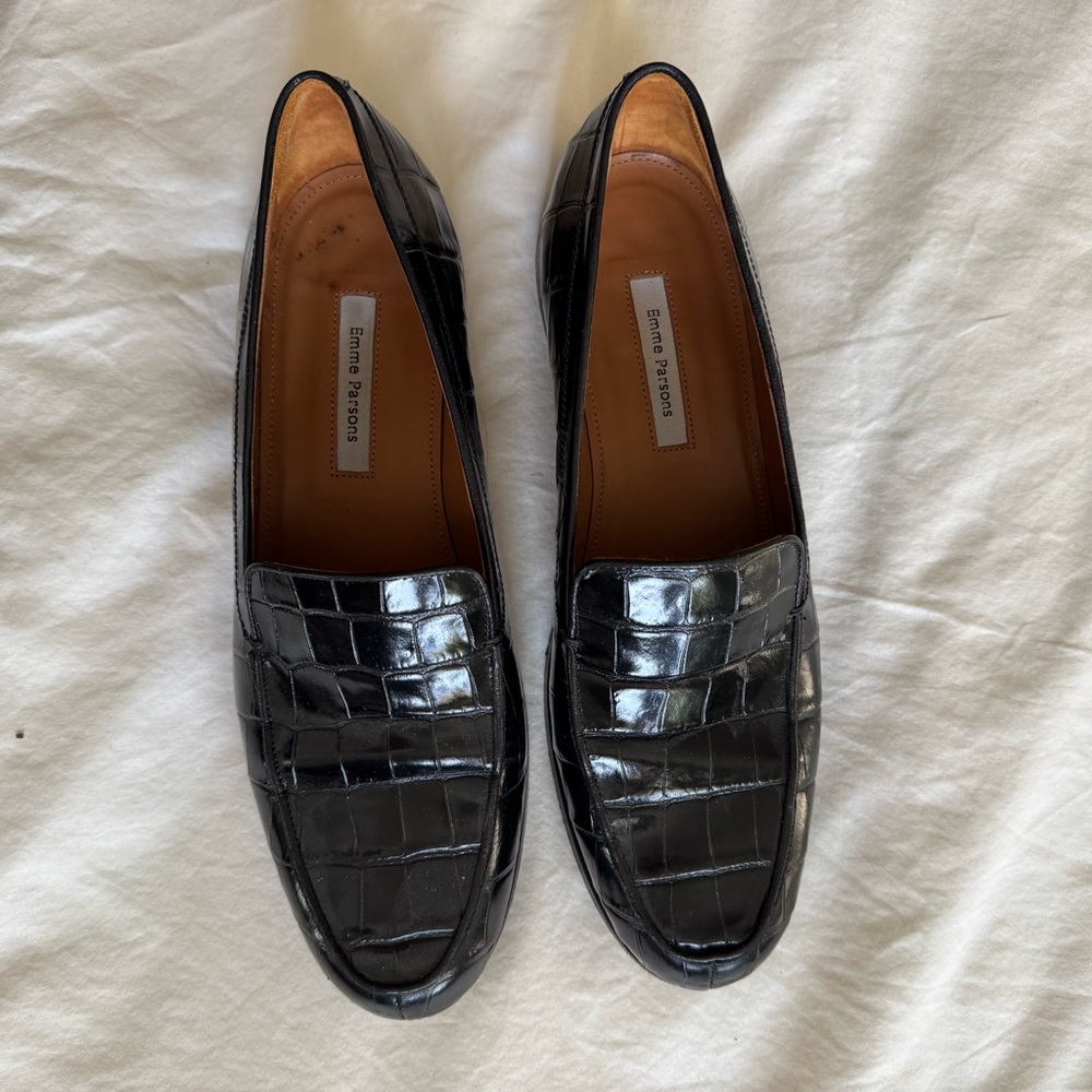 Emme Parsons croc loafers in size 39